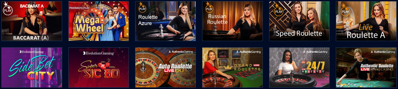Mr Bit Spiele mit Live Dealer